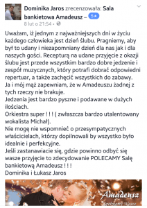 Wesele Dominiki i Łukasza